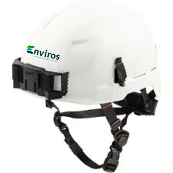 Enviros - BOLT™ White Micro Brim Vented Safety Helmet Thumbnail