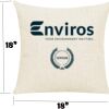 Full Color Natural Canvas Pillow Case - Create your own! Thumbnail